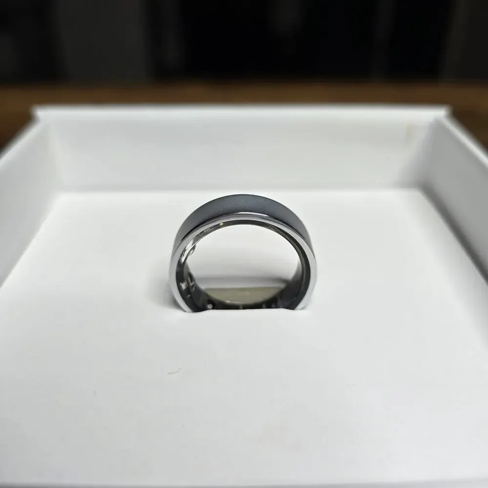 Gabit Smart Ring Wearable Health Tracker Silver Smart‎ Fitness Ring w/Box size14